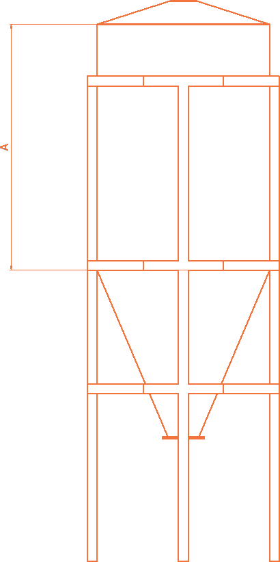 Altezza corpo silos