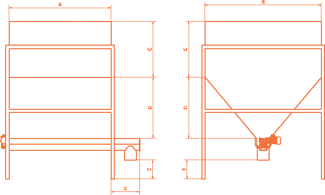 Lunghezza silos rettangolare